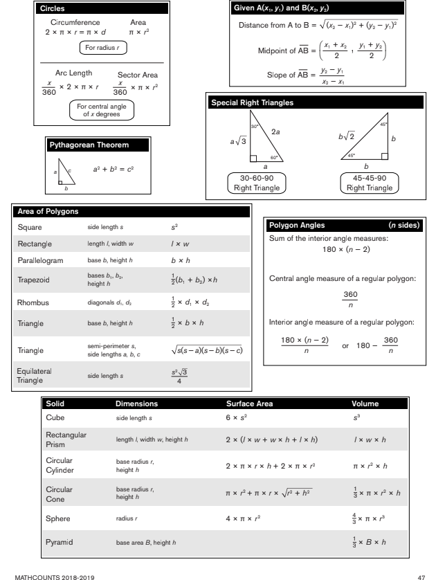 Common Formulas Page 2